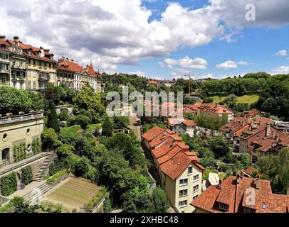 Blick über die Altstadt von Bern *** Blick über die Altstadt von Bern Stockfoto