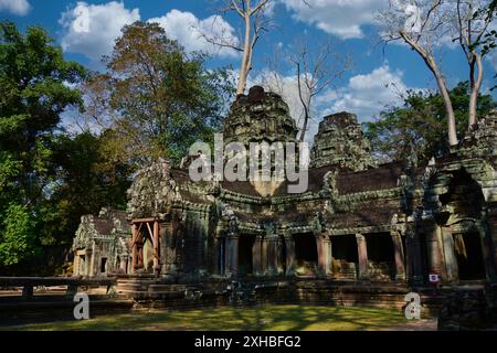 Angkor Wat Complex, Siem Reap, Kambodscha. Gegründet von König Jayavarman VII Stockfoto