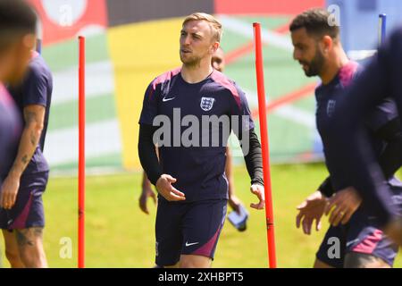 Weimar, Deutschland. 13. Juli 2024. Jarrod Bowen aus England während der UEFA EURO 2024 - England Offizielles MD-1 Training im Weimarer Land eng – TBCTC – Spa & Golfresort Weimarer Land. Quelle: Meng Gao/Alamy Live News Stockfoto