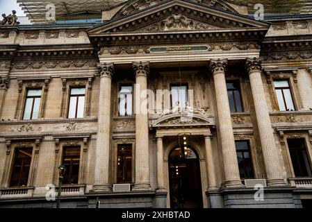 Place de la Bourse, Brüssel, Belgien. Stockfoto