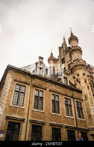 Rathaus in Brüssel, Belgien. Stockfoto