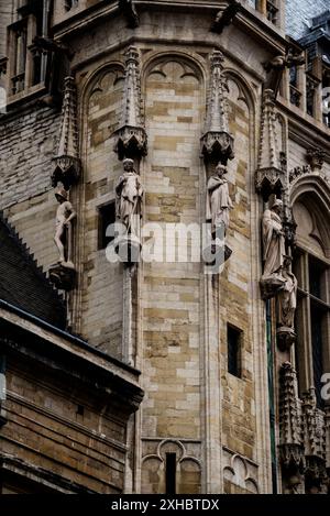 Rathaus in Brüssel, Belgien. Stockfoto