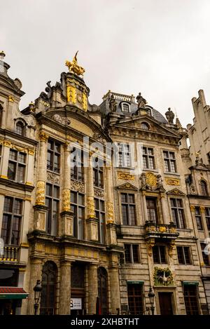 L'Arbre d'Or auf dem Grand-Place in Brüssel, Belgien. Stockfoto