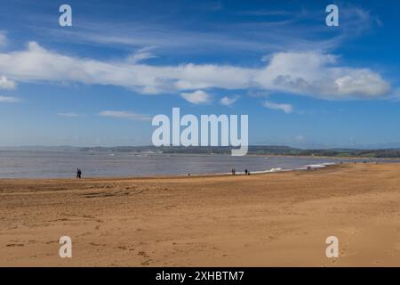 Exmouth Beach in East Devon, Großbritannien Stockfoto