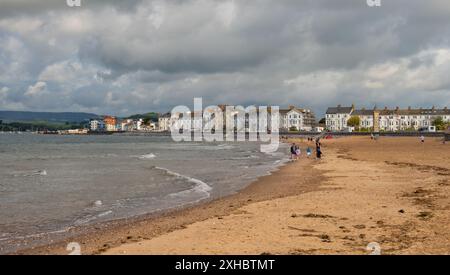 Exmouth Beach in East Devon, Großbritannien Stockfoto