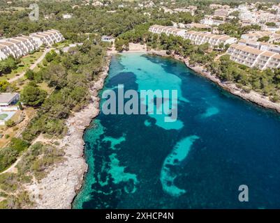 Calo de Sa Torre, Portopetro, Club Mediterranee -, Stadtgebiet Santanyi, Mallorca, Balearen, Spanien Stockfoto