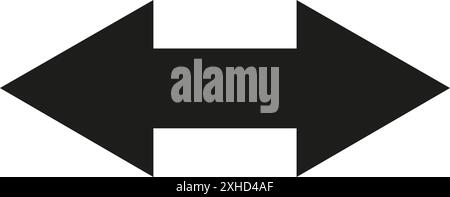 Transparentes Doppelpfeil-Symbol. Design mit Doppelpfeilsymbolen aus der Web-Navigation-Sammlung. Einfache Elementvektordarstellung auf transparentem Hintergrund Stock Vektor