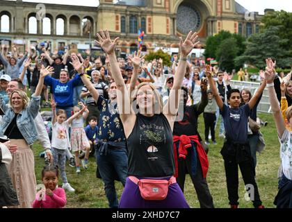 LONDON, ENGLAND - 13. JULI 2024: Kaleidoscope Festival 2024 im Alexandra Palace Park am 13. Juli 2024 in London, England. (Quelle: Siehe Li/Picture Capital/Alamy Live News Stockfoto