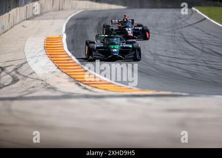 Elkhart Lake, Wi, USA. Juni 2024. NOLAN SIEGEL (R) (78) aus Palo Alto, Kalifornien, fährt während eines Trainings für den XPEL Grand Prix auf der Road America in Elkhart Lake WI auf der Strecke. (Kreditbild: © Walter G. Arce Sr./ASP via ZUMA Press Wire) NUR REDAKTIONELLE VERWENDUNG! Nicht für kommerzielle ZWECKE! Stockfoto