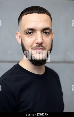 Madrid, Spanien. Juli 2024. Antón Álvarez nimmt an der Porträtveranstaltung während des San Sebastian Film Festival 2024 an der Academia de Cine in Madrid Teil. (Foto: Nacho Lopez/SOPA Images/SIPA USA) Credit: SIPA USA/Alamy Live News Stockfoto