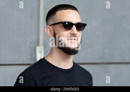 Madrid, Spanien. Juli 2024. Antón Álvarez nimmt an der Porträtveranstaltung während des San Sebastian Film Festival 2024 an der Academia de Cine in Madrid Teil. (Foto: Nacho Lopez/SOPA Images/SIPA USA) Credit: SIPA USA/Alamy Live News Stockfoto