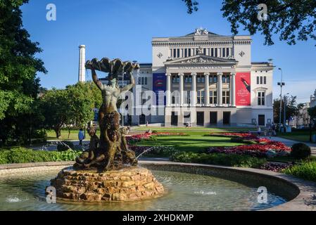 RIGA, LETTLAND. August 2022. Riga Stadtbild. Stockfoto