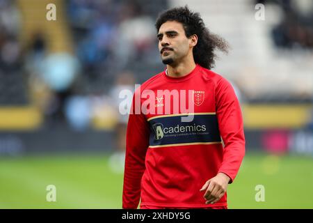 Rumpf, Großbritannien. Juli 2024. Tyrone May von Hull KR während des Vorspiels vor dem Spiel Hull FC gegen Hull KR im MKM Stadium, Hull, Vereinigtes Königreich, 13. Juli 2024 (Foto: Gareth Evans/News Images) in Hull, Vereinigtes Königreich am 13. Juli 2024. (Foto: Gareth Evans/News Images/SIPA USA) Credit: SIPA USA/Alamy Live News Stockfoto