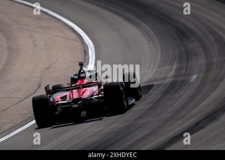 Newton, Ia, USA. Juli 2024. ED CARPENTER (20) aus Indianapolis, Indiana, übt für den Hy-Vee Homefront 250 auf dem Iowa Speedway in Newton, IA. (Kreditbild: © Walter G. Arce Sr./ASP via ZUMA Press Wire) NUR REDAKTIONELLE VERWENDUNG! Nicht für kommerzielle ZWECKE! Stockfoto