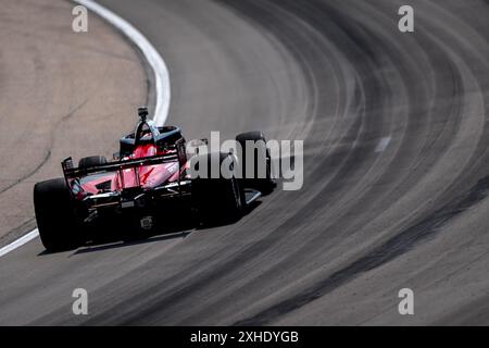 Newton, Ia, USA. Juli 2024. PIETRO FITTIPALDI (30) aus Miami, Florida, trainiert für den Hy-Vee Homefront 250 auf dem Iowa Speedway in Newton, IA. (Kreditbild: © Walter G. Arce Sr./ASP via ZUMA Press Wire) NUR REDAKTIONELLE VERWENDUNG! Nicht für kommerzielle ZWECKE! Stockfoto