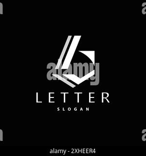 Minimalistisches GA Letter Logo, AG Logo Modern und Luxury Icon Vector Template Element Stock Vektor