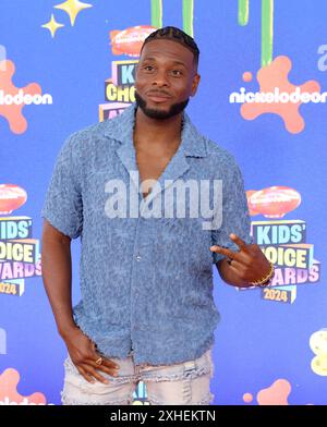 Santa Monica, Usa. Juli 2024. Kel Mitchell nimmt an den Nickelodeon's Kids' Choice Awards 2024 im Barker Hangar in Santa Monica am Samstag, den 13. Juli 2024 Teil. Foto: Greg Grudt/UPI Credit: UPI/Alamy Live News Stockfoto