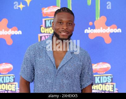 Santa Monica, Usa. Juli 2024. Kel Mitchell nimmt an den Nickelodeon's Kids' Choice Awards 2024 im Barker Hangar in Santa Monica am Samstag, den 13. Juli 2024 Teil. Foto: Greg Grudt/UPI Credit: UPI/Alamy Live News Stockfoto