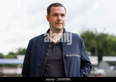 firo : 06.07.2024, Fußball, 1. Liga, 1. Bundesliga, Saison 2024/2025, Testspiel Rot Weiss Ahlen - VfL Bochum Sportdirektor Marc Lettau (VfL Bochum) Porträt, Stockfoto