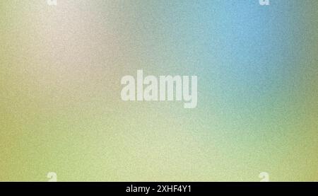 Abstrakter Hintergrund in grünem blauem Pastellfarben, Farbverlauf, Bokeh, raue Textur, körniges Rauschen. Stockfoto