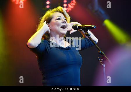 Sandra live beim Berliner Rundfunk Open Air 2024 auf der Parkbühne Wuhlheide. Berlin, 13.07.2024 Stockfoto