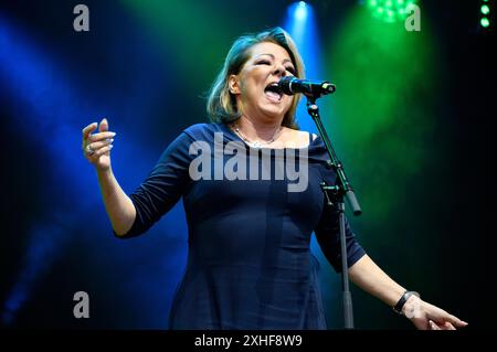Sandra live beim Berliner Rundfunk Open Air 2024 auf der Parkbühne Wuhlheide. Berlin, 13.07.2024 Stockfoto
