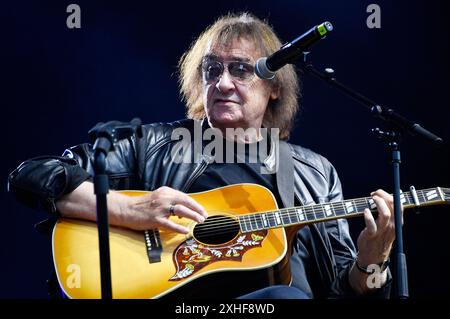 Maschine Dieter Birr live beim Berliner Rundfunk Open Air 2024 auf der Parkbühne Wuhlheide. Berlin, 13.07.2024 Stockfoto
