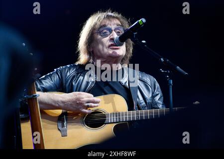 Maschine Dieter Birr live beim Berliner Rundfunk Open Air 2024 auf der Parkbühne Wuhlheide. Berlin, 13.07.2024 Stockfoto