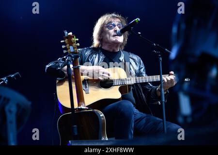 Maschine Dieter Birr live beim Berliner Rundfunk Open Air 2024 auf der Parkbühne Wuhlheide. Berlin, 13.07.2024 Stockfoto