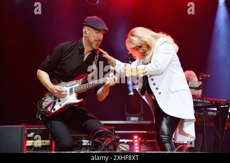 Bonnie Tyler live beim Berliner Rundfunk Open Air 2024 auf der Parkbühne Wuhlheide. Berlin, 13.07.2024 Stockfoto