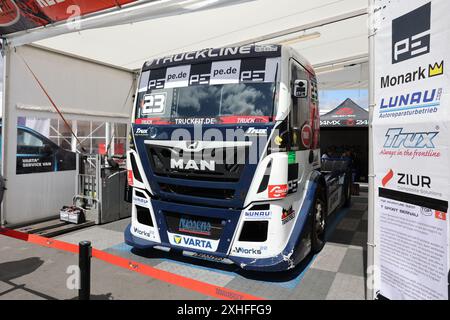 ADAC Truck Grand Prix, Nürburgring, 11.-14-07.2024, Nürnberg, Eifel, Rheinland-Pfalz, Deutschland, 13.07.2024 Foto: Eibner-Pressefoto/Jürgen Augst Stockfoto