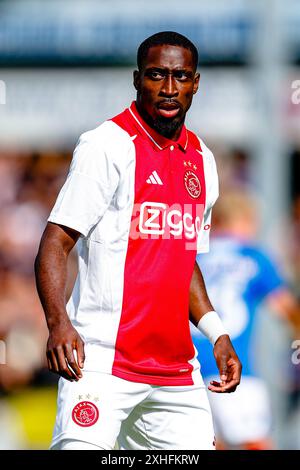 Wezep, Niederlande. Juli 2024. WEZEP, 13-07-2024, Sportpark Mulderssingel, Fußball, Friendly, Saison 2024/2025, während des Spiels Ajax - Rangers FC, Ajax Spieler Carlos Forbs Credit: Pro Shots/Alamy Live News Stockfoto