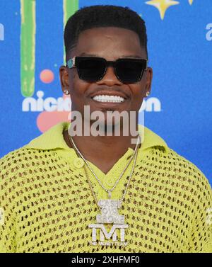 Los Angeles, USA. Juli 2024. Marco Hall bei den Nickelodeon Kids' Choice Awards 2024, die am Samstag im Barker Hangar in Santa Monica, CA, stattfanden? Juli 2024. (Foto: Sthanlee B. Mirador/SIPA USA) Credit: SIPA USA/Alamy Live News Stockfoto