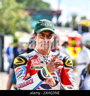 Goodwood House, Chichester, Großbritannien. Juli 2024. Goodwood Festival of Speed Day 4; Emanuele Pirro Credit: Action Plus Sports/Alamy Live News Stockfoto