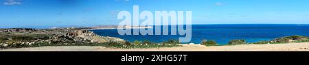Blick von Selmun Malta Stockfoto