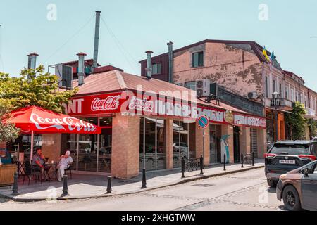 Batumi, Georgien - 13. JUNI 2024: Istanbul Restaurant ist ein türkisches Restaurant in Batumi, Adjara, Georgien. Stockfoto