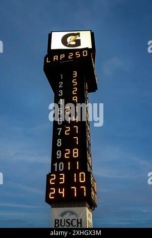 Newton, Ia, USA. Juli 2024. Auf dem Iowa Speedway wird die Hy-Vee Homefront 250 in Newton, IA, ausgetragen. (Kreditbild: © Walter G. Arce Sr./ASP via ZUMA Press Wire) NUR REDAKTIONELLE VERWENDUNG! Nicht für kommerzielle ZWECKE! Stockfoto