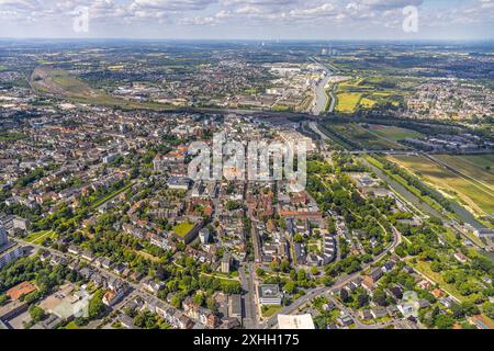 Luftbild, Stadtübersicht mit evang. Pauluskirche, Rathaus und Allee-Center, hinten der Hafen und Datteln-Hamm-Kanal, Mitte, Hamm, Ruhrgebiet, Nordrhein-Westfalen, Deutschland ACHTUNGxMINDESTHONORARx60xEURO *** Luftansicht, Stadtübersicht mit evang Pauluskirche, Rathaus und Allee Center, hinter Hafen und Datteln Hamm Kanal, Zentrum, Hamm, Ruhrgebiet, Nordrhein-Westfalen, Deutschland ACHTUNGxMINDESTHONORARx60xEURO Stockfoto