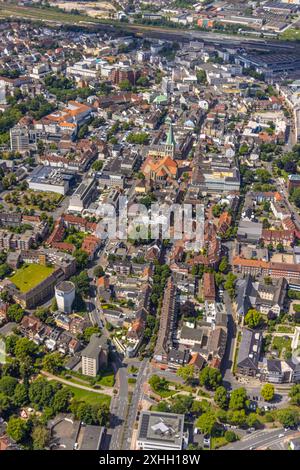 Luftbild, Stadtübersicht mit evang. Pauluskirche, Ostenallee, Mitte, Hamm, Ruhrgebiet, Nordrhein-Westfalen, Deutschland ACHTUNGxMINDESTHONORARx60xEURO *** Luftaufnahme, Stadtübersicht mit evang Pauluskirche, Ostenallee, Mitte, Hamm, Ruhrgebiet, Nordrhein Westfalen, Deutschland ACHTUNGxMINDESTHONORARx60xEURO Stockfoto