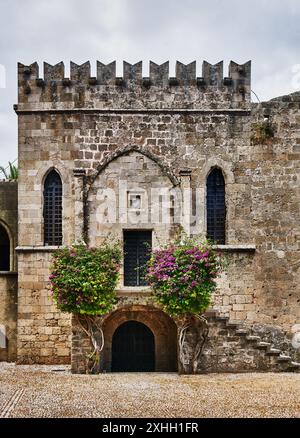 Außenansicht des Archäologischen Museums von Rhodos, Altstadt, Rhodos, Griechenland, Europa Stockfoto