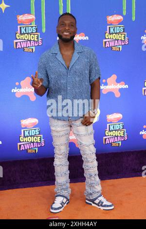 Kel Mitchell nimmt am 13. Juli 2024 an den Nickelodeon Kids' Choice Awards 2024 im Barker Hangar in Santa Monica, Kalifornien, Teil. Foto: Crash/imageSPACE/SIPA USA Stockfoto