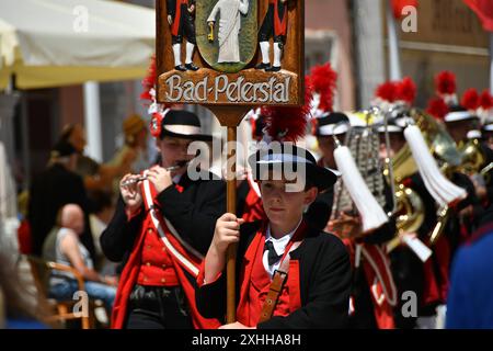 Rottenburg großer Umzug, 750 Jahre Rottenburg, 14.07.2024, *** Rottenburg Grosse Parade, 750 Jahre Rottenburg, 14 07 2024, Copyright: XEibner-Pressefoto/RalphxKunzex EP RKE Stockfoto