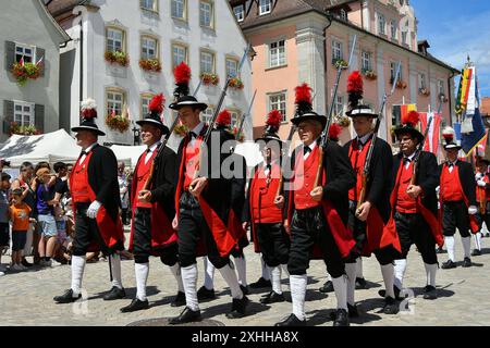 Rottenburg großer Umzug, 750 Jahre Rottenburg, 14.07.2024, *** Rottenburg Grosse Parade, 750 Jahre Rottenburg, 14 07 2024, Copyright: XEibner-Pressefoto/RalphxKunzex EP RKE Stockfoto