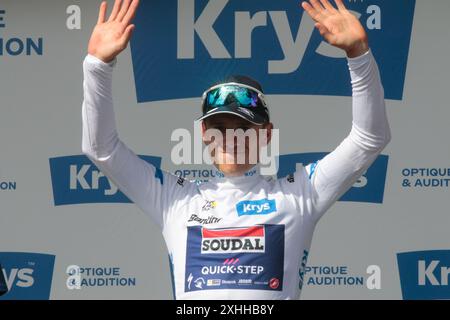 Remco Evenepoel Best Young Rider Tour de France 2024 Stockfoto