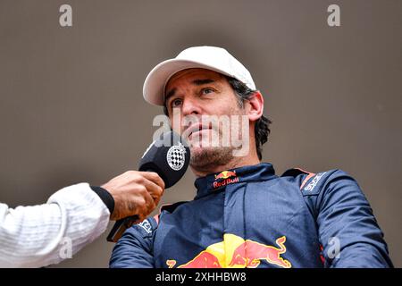 Goodwood House, Chichester, Großbritannien. Juli 2024. Goodwood Festival of Speed Day 4; Mark Webber Credit: Action Plus Sports/Alamy Live News Stockfoto