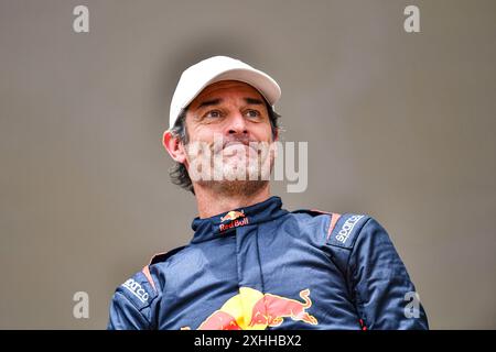 Goodwood House, Chichester, Großbritannien. Juli 2024. Goodwood Festival of Speed Day 4; Mark Webber Credit: Action Plus Sports/Alamy Live News Stockfoto