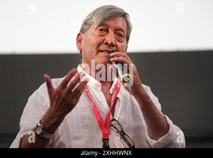 Taormina, Italien. Juli 2024. Tony Sperandeo besucht am 14. Juli 2024 das 70. Taormina Film Festival in Taormina, Italien. (Foto: Gabriele Maricchiolo/NurPhoto) Credit: NurPhoto SRL/Alamy Live News Stockfoto