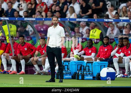 Gareth Southgate (England, Trainer), GER, Spanien (ESP) vs England (eng), Fussball Europameisterschaft, UEFA EURO 2024, Finale, 14.07.2024 Foto: Eibner-Pressefoto/Michael Memmler Stockfoto