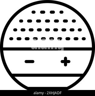 Silikon Gesichtsreinigungsbürsten Symbol. Kosmetische Werkzeuge. Gesichtspflege, Schrubben, Peeling, Entfernen von Mitesser, Massage, Make-up entfernen, Verstopfung entfernen Stock Vektor