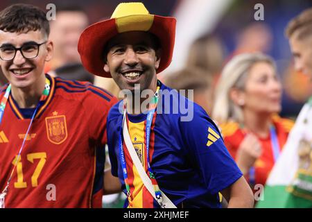 Berlin am Sonntag, 14. Juli 2024. Mounir Nasraoui nach dem Finale der UEFA-Europameisterschaft zwischen Spanien und England im Olympiastadion in Berlin am Sonntag, den 14. Juli 2024. (Foto: Pat Scaasi | MI News) Credit: MI News & Sport /Alamy Live News Stockfoto